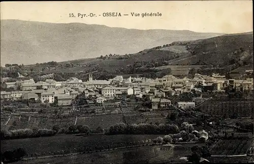 Ak Osséja Pyrénées Orientales, Gesamtansicht