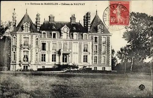 Ak Nauvay-Sarthe, Schloss