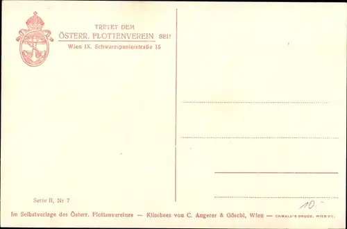 Künstler Ak Kircher, Alex, Österreichisches Kriegsschiff, SMS Viribus Unitis, Schlachtschiff