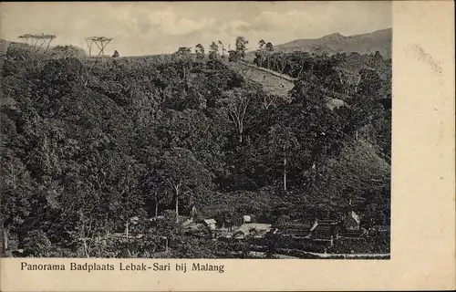 Ak Lebak Sari Java Indonesien, Panorama Badplaats