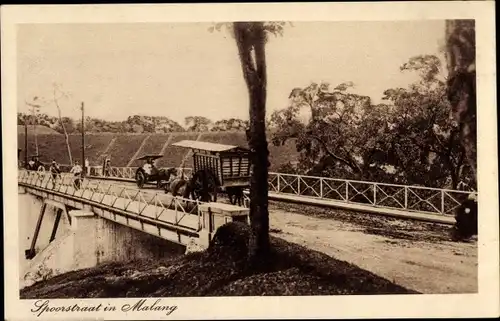 Ak Malang Java Indonesien, Spoorstraat