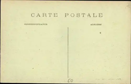 Ak Bonneuil in Valois Oise, La Poste und Schule für Jungen