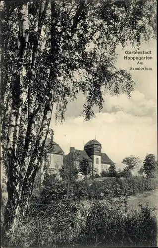 Ak Hoppegarten Märkisch Oderland, Gartenstadt am Sanatorium