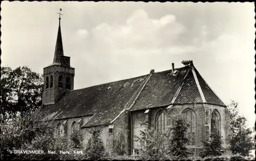 Ak 's Gravenmoer Nordbrabant, Ned. Herv. Kerk
