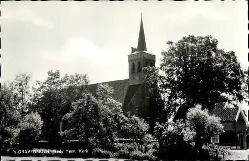 Ak 's Gravenmoer Nordbrabant, Ned. Herv. Kerk