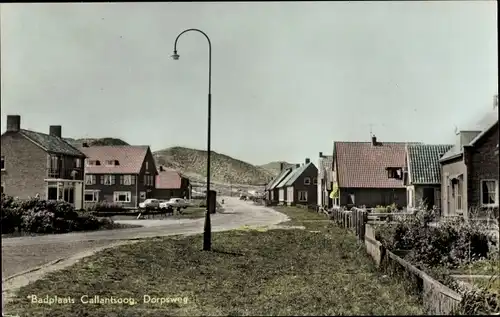 Ak Callantsoog Schagen Nordholland Niederlande, Dorpsweg