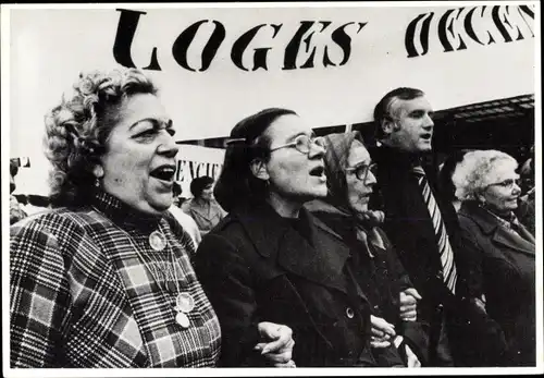 Ak 79. Januar, Demonstration der Concierges vom 78. Oktober der anständigen Logen