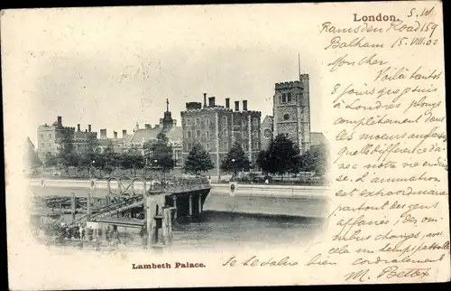 Ak Streatham Lambeth London England, Palace