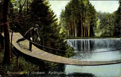 Ak Rosendaal Rozendaal Gelderland Niederlande, Kettingbrug