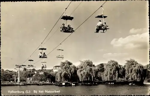 Ak Valkenburg Limburg Niederlande, Bij het Natuurbad