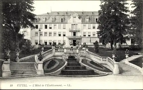 Ak Vittel Lothringen Vosges, L'Hôtel de l'Établissement