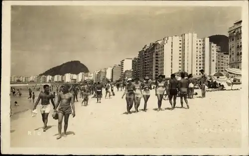 Ak Rio de Janeiro Brasilien, Copa Cabana