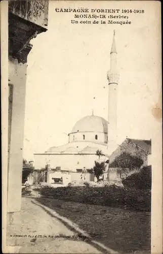 Ak Monastir Mazedonien, Orientfeldzug 1914-1918, Eine Ecke der Moschee