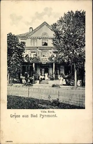 Ak Bad Pyrmont in Niedersachsen, Villa Rieth