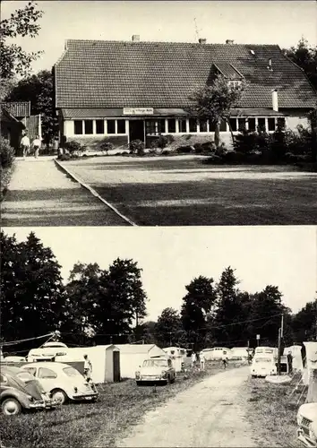 Ak Kirchboitzen Walsrode im Heidekreis, Campingplatz Helberger Mühle