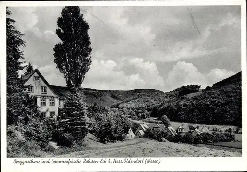 Ak Rohden Hessisch Oldendorf an der Weser, Berggasthaus