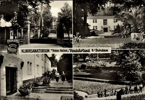 Ak Neu Fahrland Potsdam in Brandenburg, Kliniksanatorium Heinrich Heine, Waldhaus