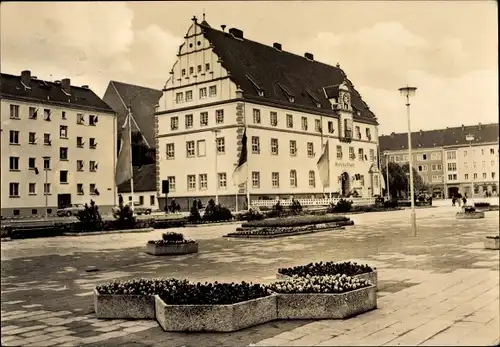 Ak Eilenburg an der Mulde, Rathaus am Markt