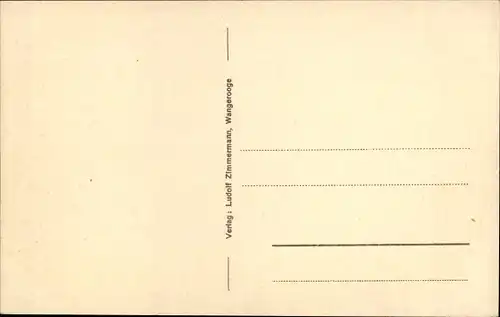 Ak Nordseebad Wangerooge in Ostfriesland, Alt-Wangerooge, Durch Sturmflut gänzlich zerstört 1854-55