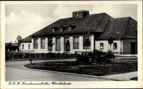 Ak Wursterheide Nordholz Wurster Nordseeküste, D.R.K. Krankenanstalten, Hauptgebäude, Theatersaal