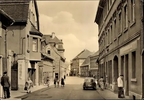 Ak Teuchern im Burgenlandkreis, Straße des Friedens, HO Möbel