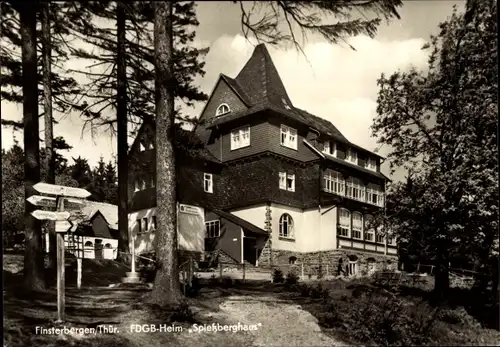 Ak Friedrichroda im Thüringer Wald, FDGB-Heim Spießberghaus, Außenansicht