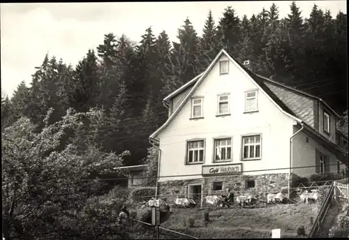 Ak Heubach Masserberg in Thüringen, Cafe Heubach