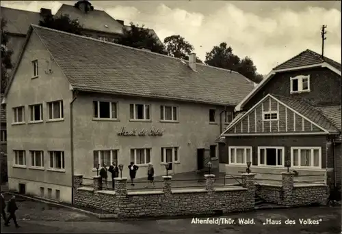 Ak Altenfeld Großbreitenbach in Thüringen, Haus des Volkes