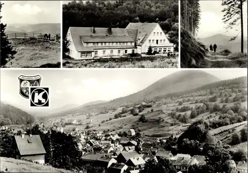 Ak Oberschönau Steinbach Hallenberg Thüringer Wald, Hohe Möst, Erholungsheim KG Stadt Leipzig