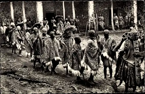 Ak Afrique Noire, Tänze in Afrika