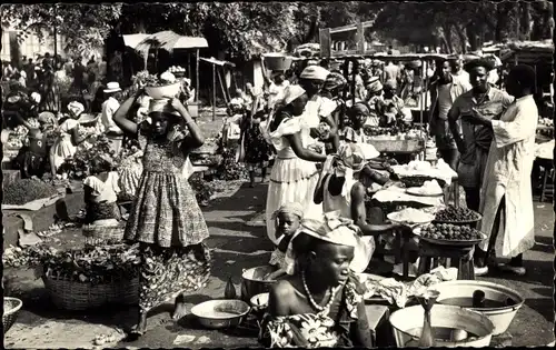 Ak L&#39;Afrique Noire, Afrikanischer Marsch