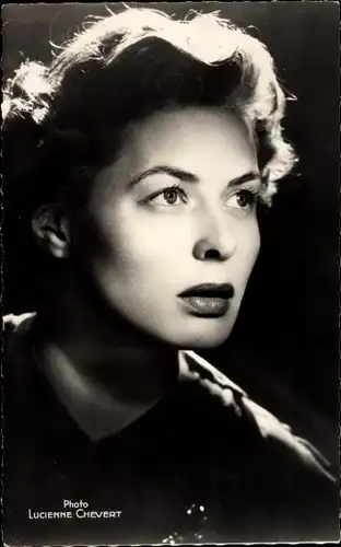 Ak Schauspielerin Ingrid Bergman, Portrait