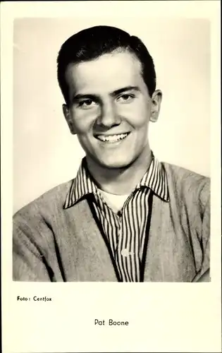 Ak Schauspieler und Sänger Pat Boone, Portrait