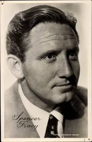 Ak Schauspieler Spencer Tracy, Portrait