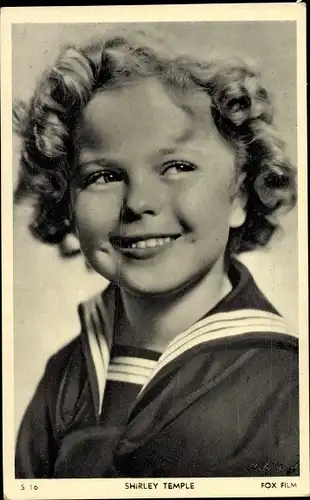 Ak Schauspielerin Shirley Temple, Portrait, Fox Film