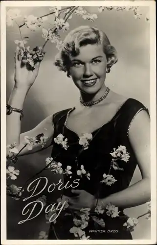 Ak Schauspielerin Doris Day, Portrait