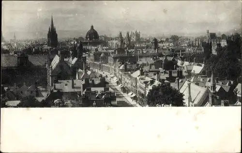 Ak Oxford Oxfordshire England, Ortsansicht