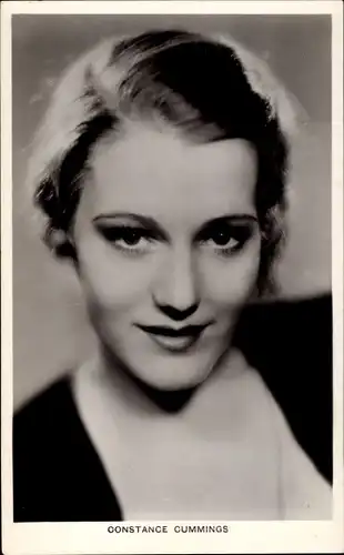 Ak Schauspielerin Constance Cummings, Portrait