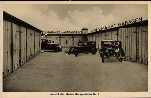 Ak Berlin Mitte, Holzmarkt Garagen, Holzmarktstraße 68