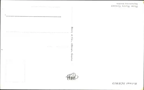 Ak Schauspieler Helmut Schmid, Portrait, Autogramm