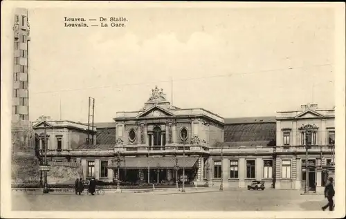Ak Leuven Leuven Flämisch-Brabant, De STatie