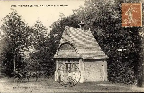 Ak Vibraye Sarthe, Sainte-Anne-Kapelle