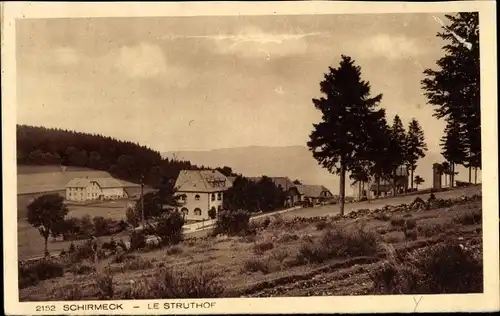 Ak Schirmeck Alsace Bas Rhin