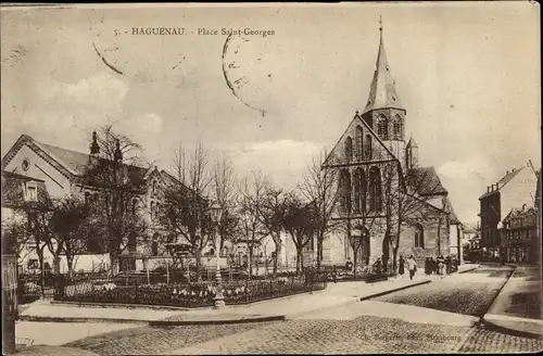 Ak Haguenau Haguenau im Elsass Bas-Rhin