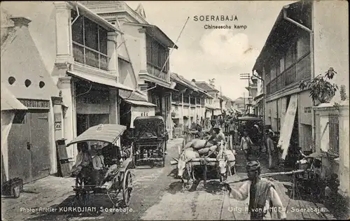 Ak Soerabaja Surabaya Java Indonesien, Chineesche kamp