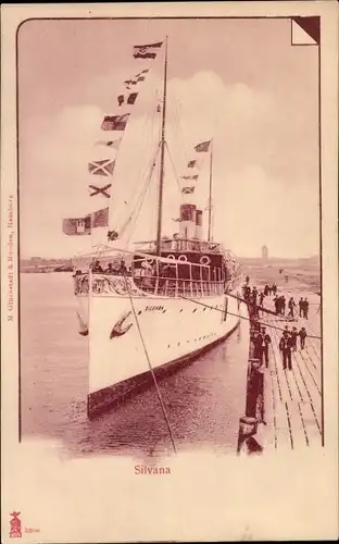 Ak Seebäderschiff Silvana an der Anlegestelle