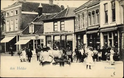 Ak Den Helder Nordholland Niederlande, Kruisweg