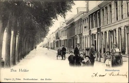 Ak Den Helder Nordholland Niederlande, Binnenhaven