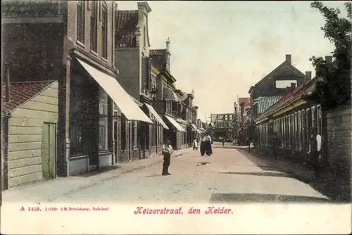 Ak Den Helder Nordholland Niederlande, Keizerstraat