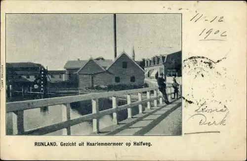 Ak Halfweg Haarlemmermeer Nordholland, Ortspartie